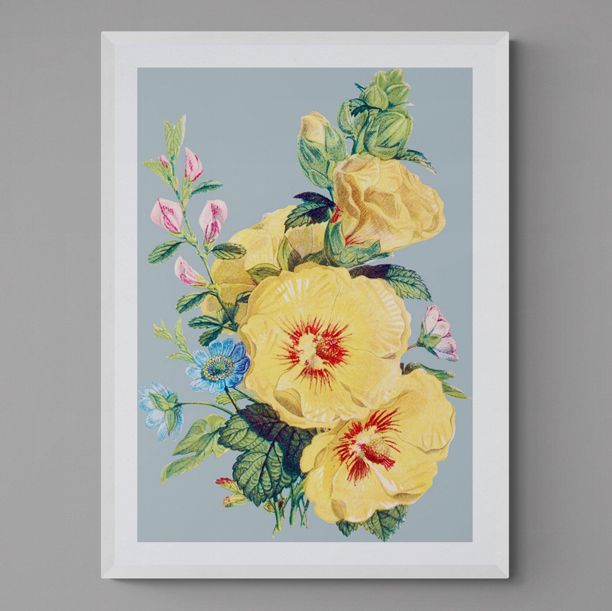 Floral shop art print